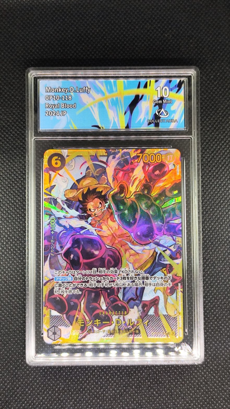 Carte One Piece JAP モンキー・D・ルフィ Monkey.D.Luffy COLLECTAURA 10 OP10-118
